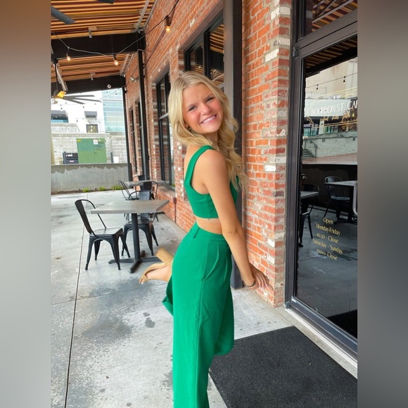 Princess polly crop top wide leg pant set nwot - Picture 4 of 6